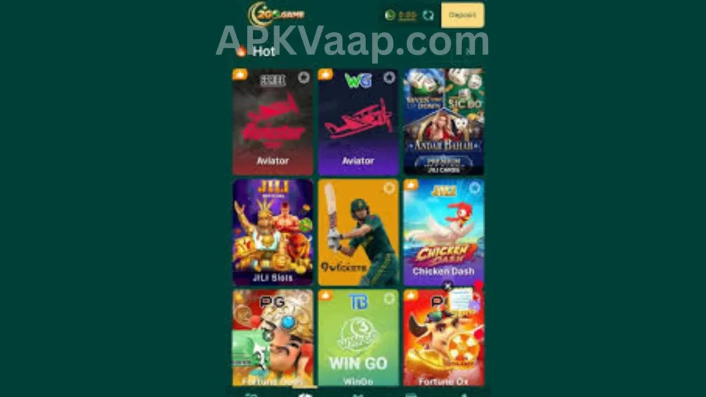 2GO Game available games in 2GO Game