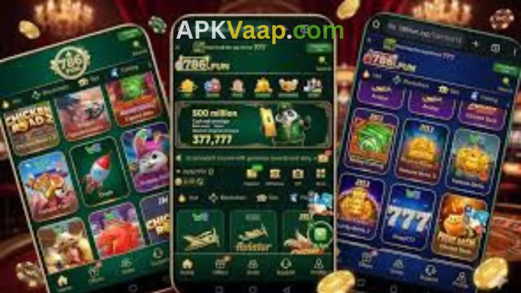 786FUN Game Bet home dashboard of game in mobile 