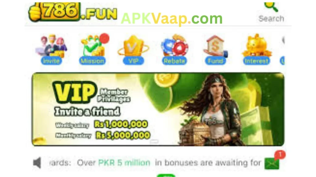 786FUN Game App VIP Invitation rewards of game